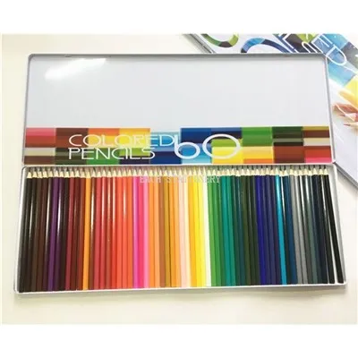 ชุดดินสอสีกล่องดีบุกมืออาชีพ 60 สี